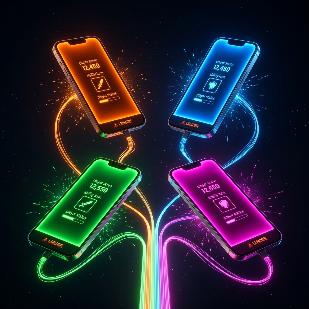 Four-player cooperative gameplay